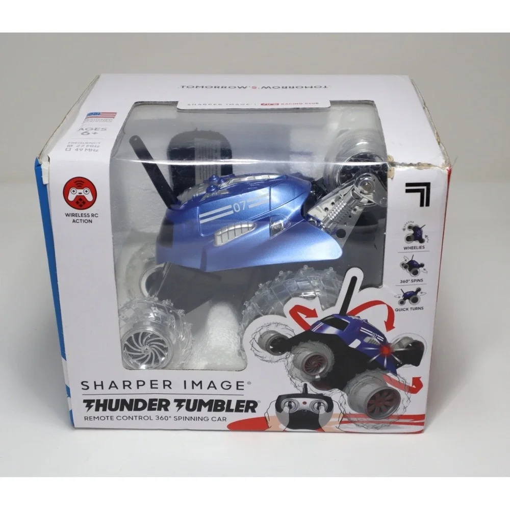 Sharper Image® Toy RC Thunder Tumbler Remote‎ Control 360 Spinning Car 2-Pieces